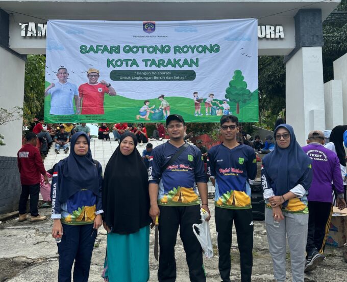 Safari Gotong Royong Bersama Pemerintah Kota Tarakan di Kawasan Taman Makam Pahlawan