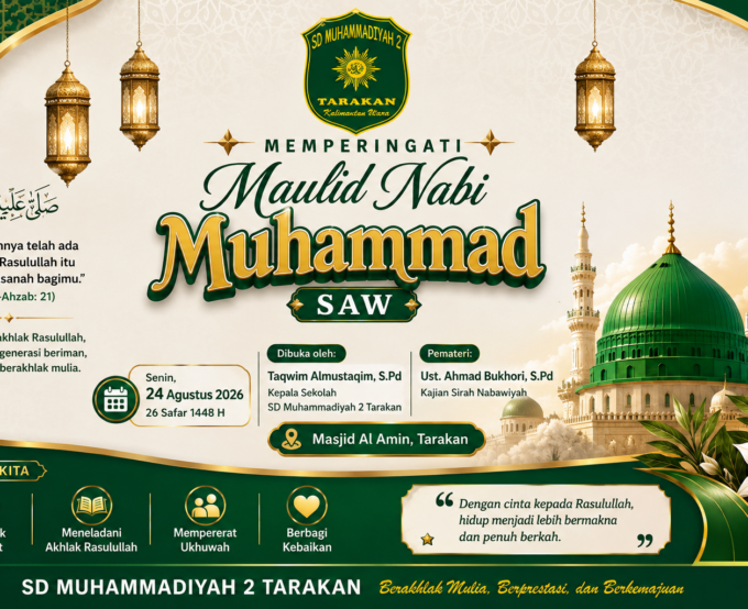 Peringati Maulid Nabi Muhammad SAW, SD Muhammadiyah 2 Tarakan Dalami Kajian Sirah Nabawiyah