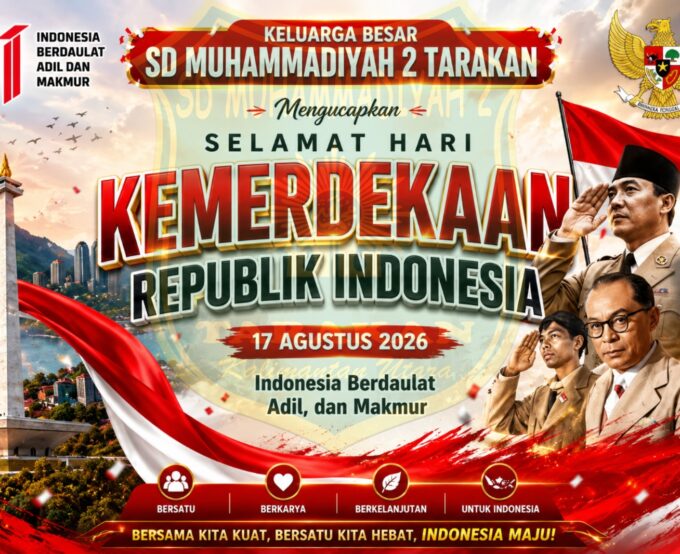 Semarak HUT ke-81 RI, SD Muhammadiyah 2 Tarakan Gelar Beragam Lomba